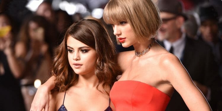 Selena Gomez and taylor swift poster
