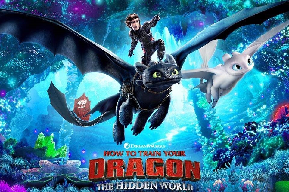 How To Train Your Dragon trilogy Poster