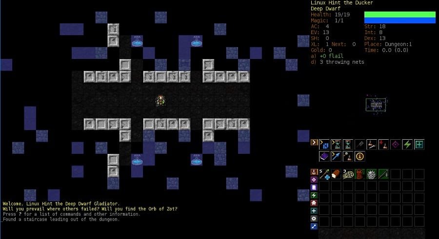 dungeon crawl wizard mode commands