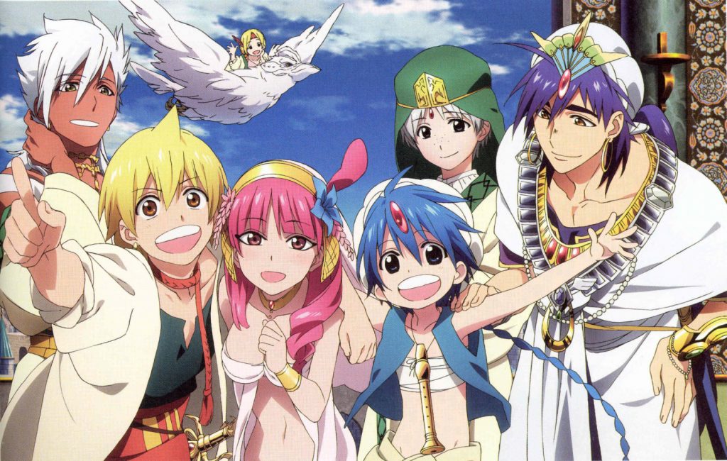 where does magi the anime leave off