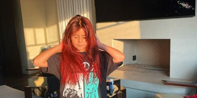 Penelope Daughter of Kourtney Kardashian & Scott Disick, Flaunts New Red Hair