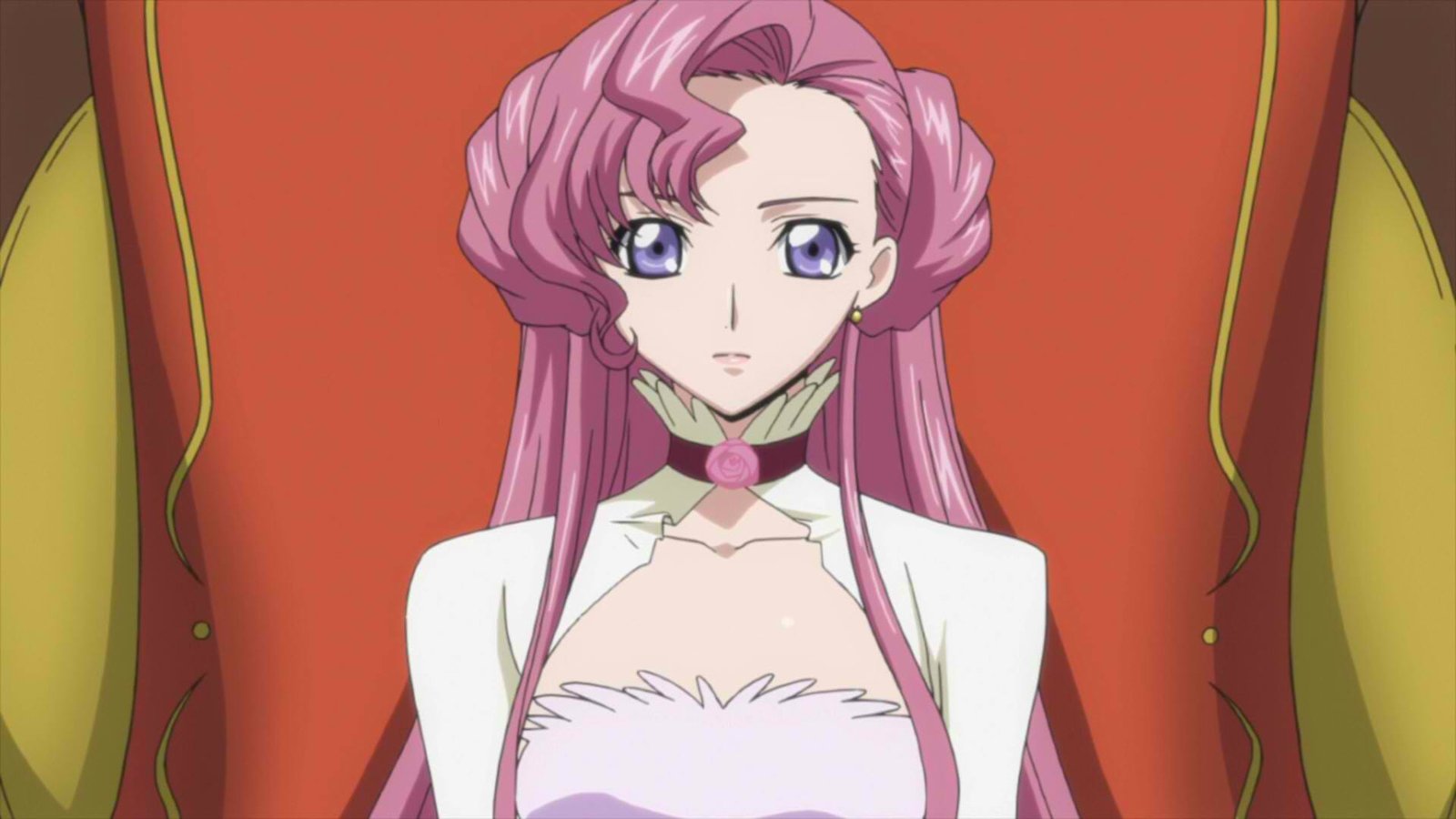 pink hair anime girl Euphemia li Britannia