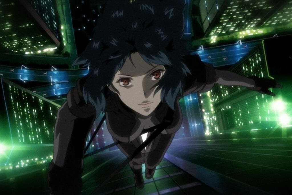 space anime cyberpunk anime Ghost in the Shell