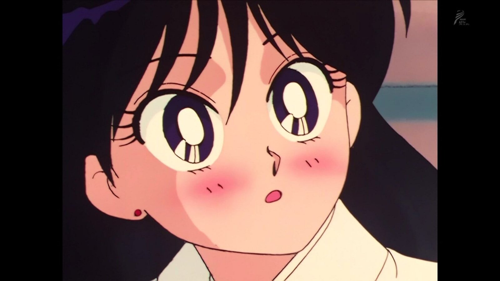 black hair anime girl Hino Rei