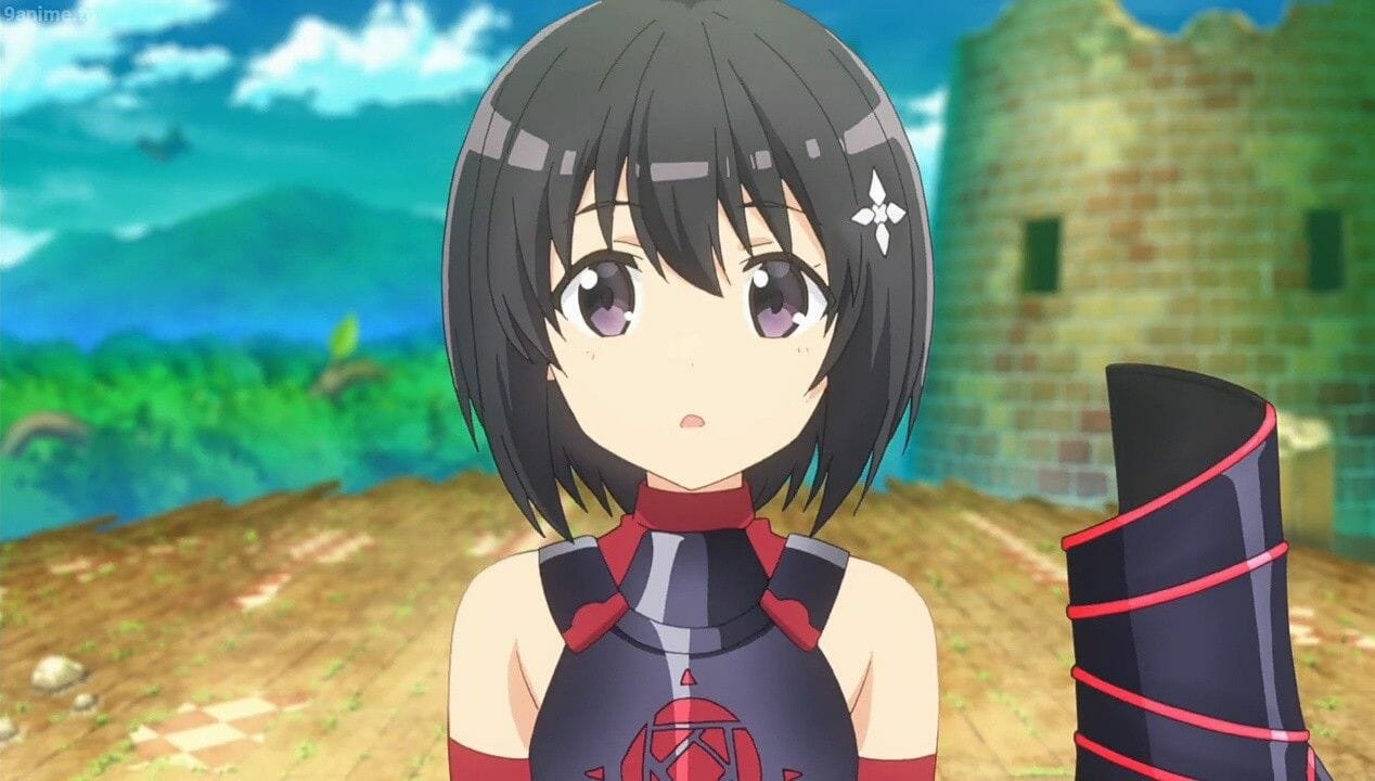 black hair anime girl Honjou Kaede Maple