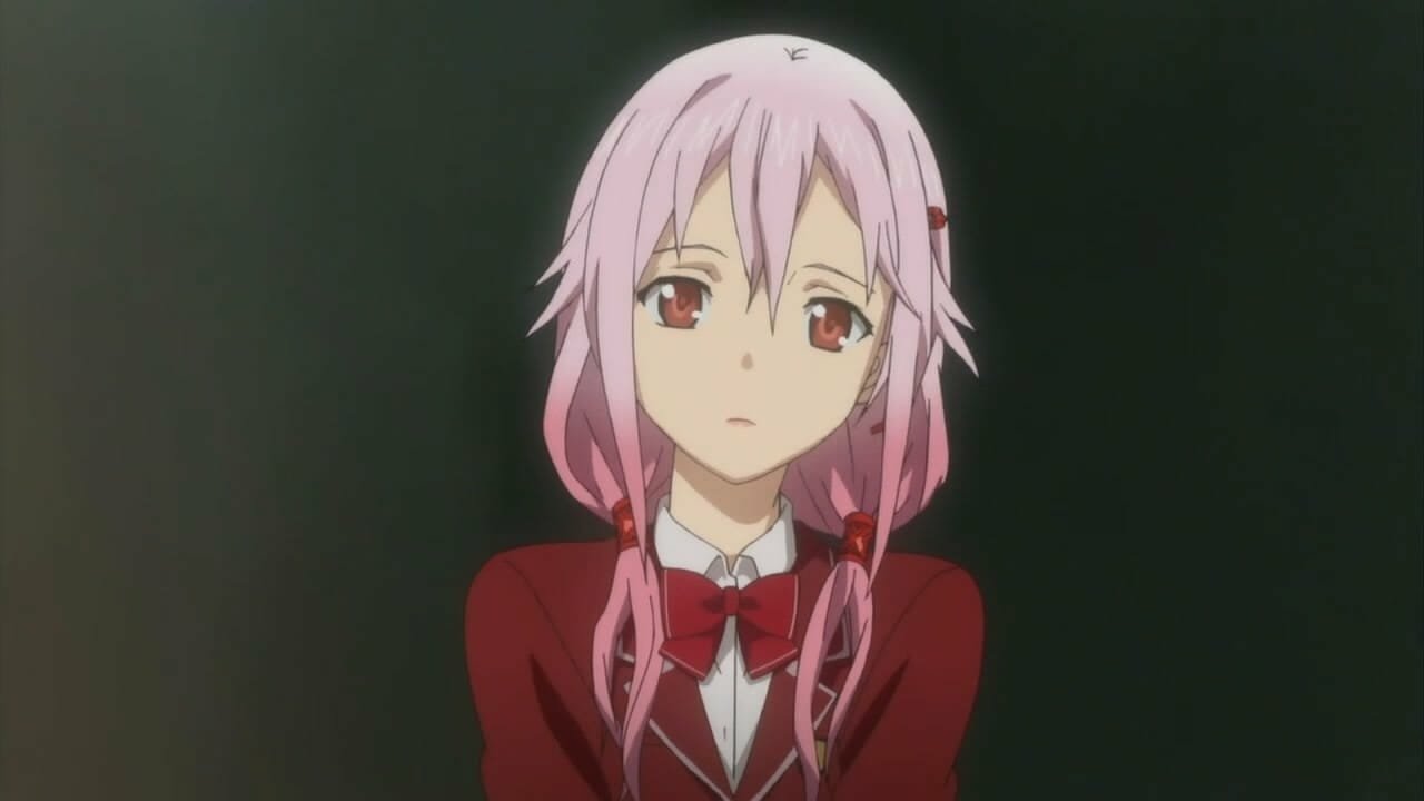 pink hair anime girl Inori Yuzuriha