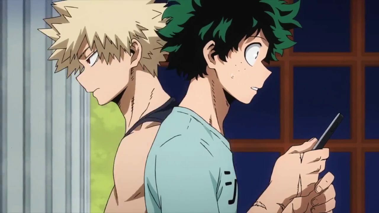 Izuku Midoriya and Katsuki Bakugo