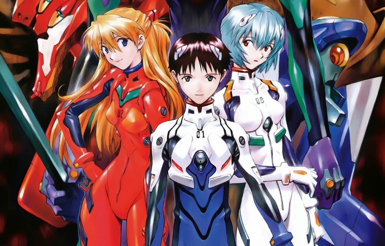Rei, Shinji and Asuka