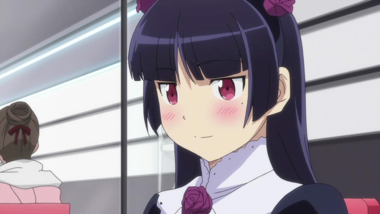 black hair anime girl Ruri Gokou