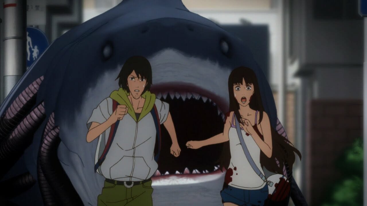 Zombie anime Tokyo fish attack 