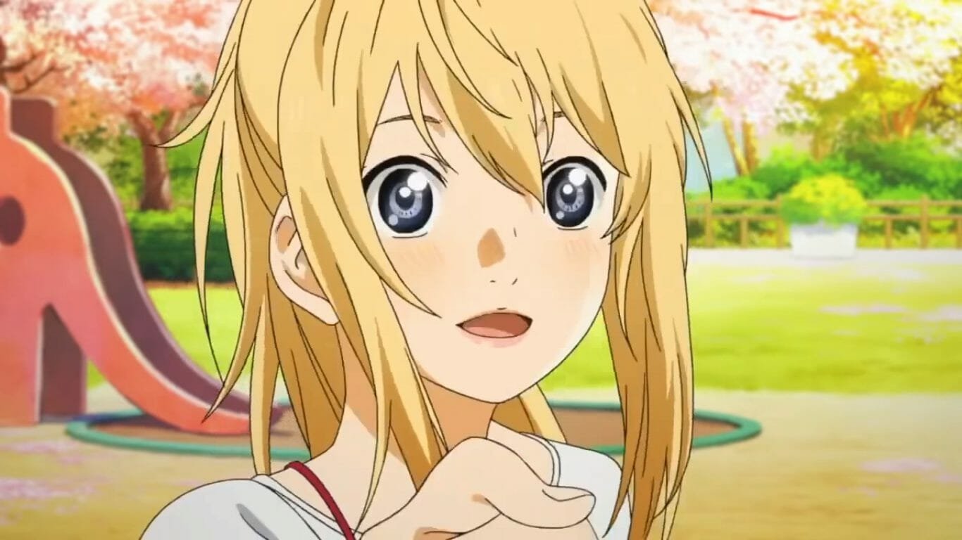 Inspirational quotes about life: Kaori Miyazono is an inspiration for us in Your Lie In April