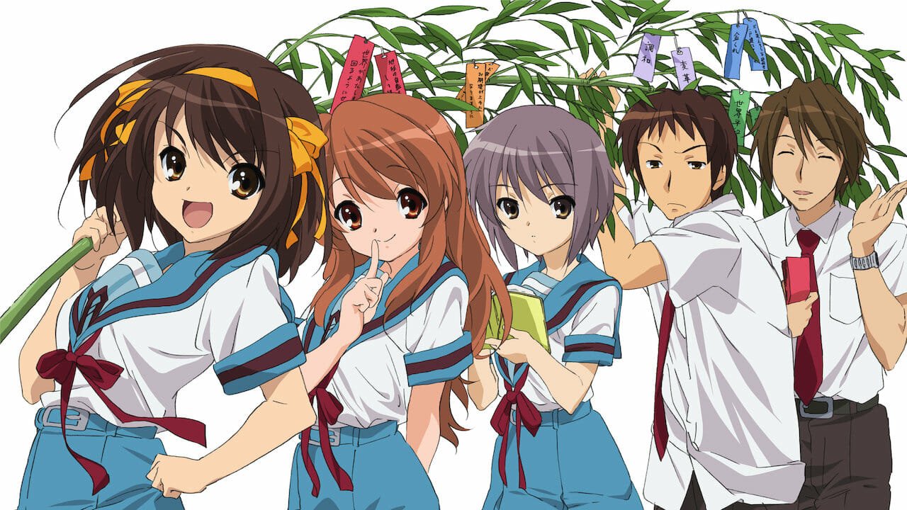 anime movies on netflix: The Disappearance of Haruhi Suzumiya