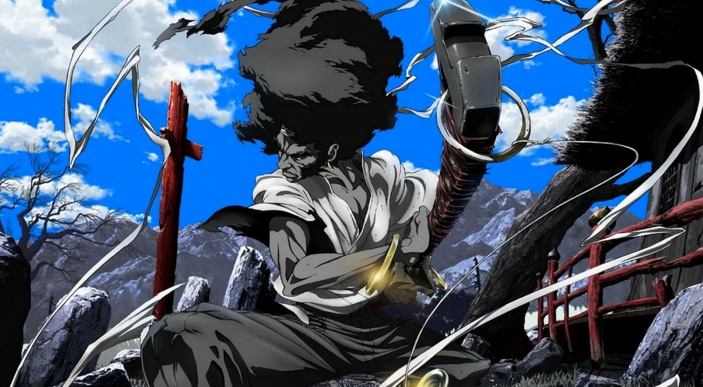 black anime: Afro Samurai