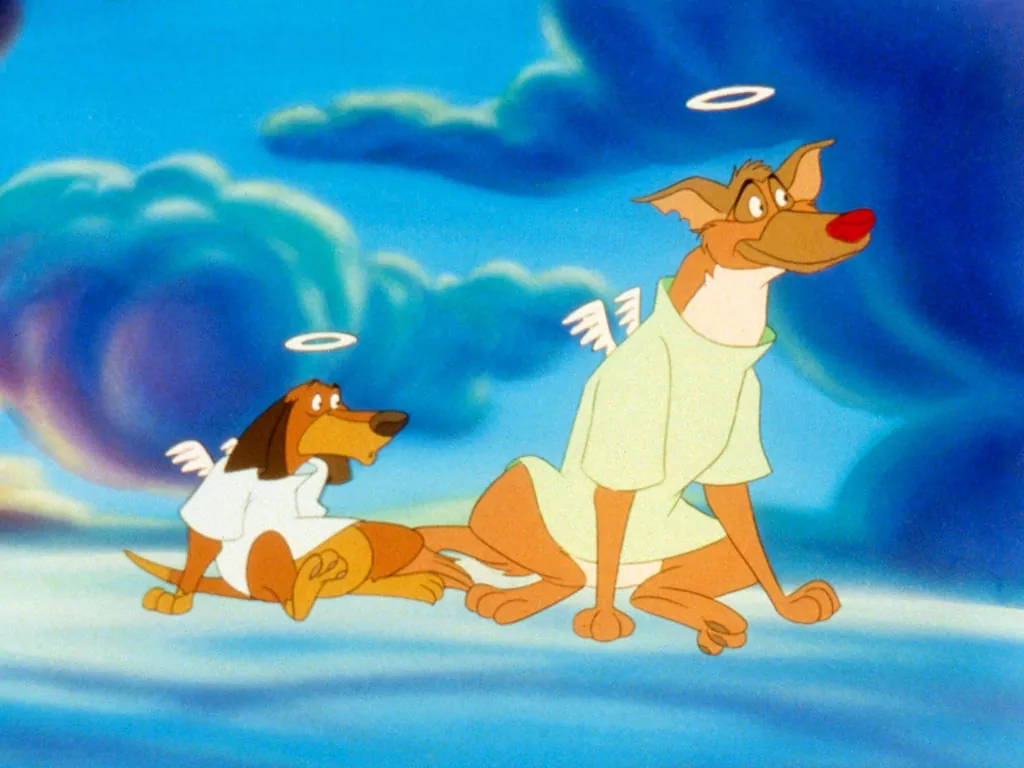 Famous cartoon dogs : All dogs go to heaven