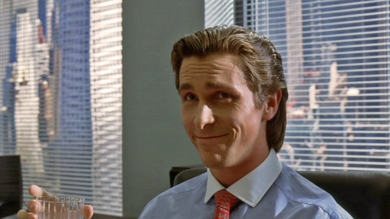 Best cristian bale : American Psycho