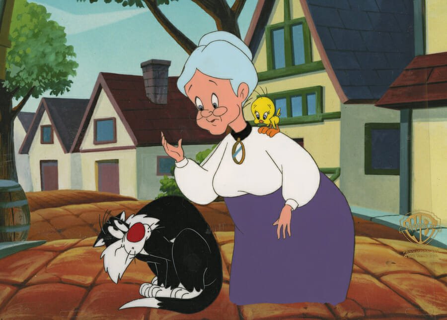 Looney tunes characters: Granny landscspe