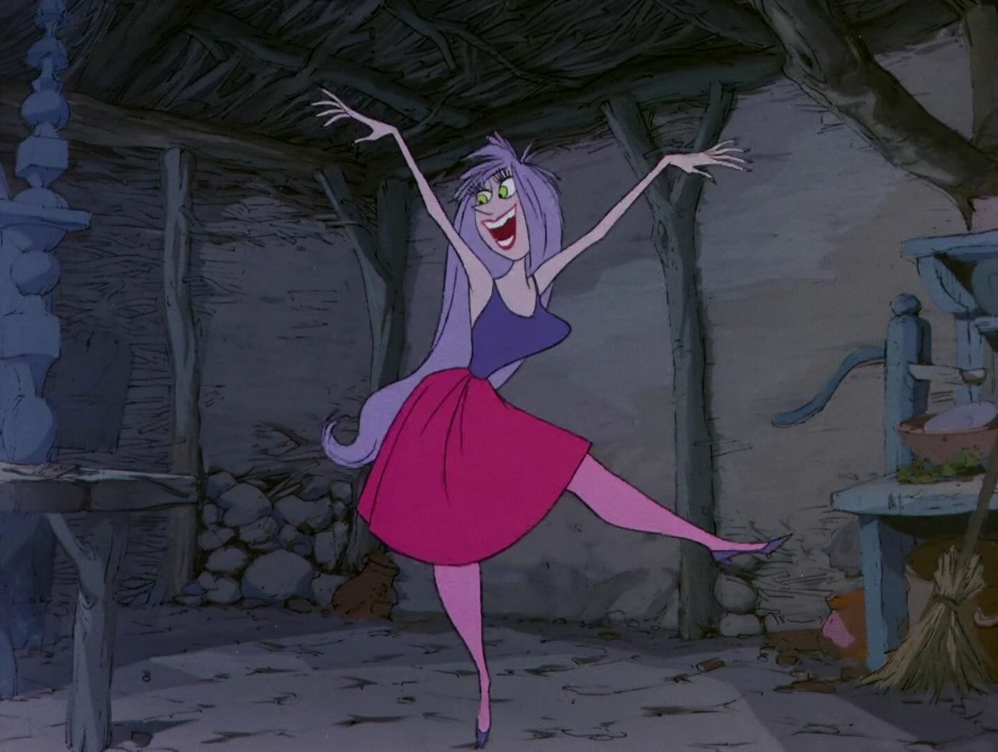 Female Disney villains: Madam Mim-The Sword in the Stone (1963)