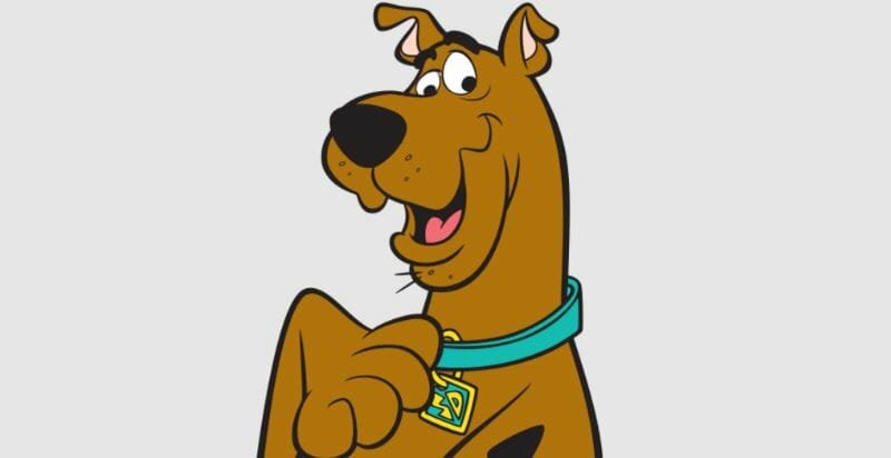 Famous cartoon dogs : Scooby