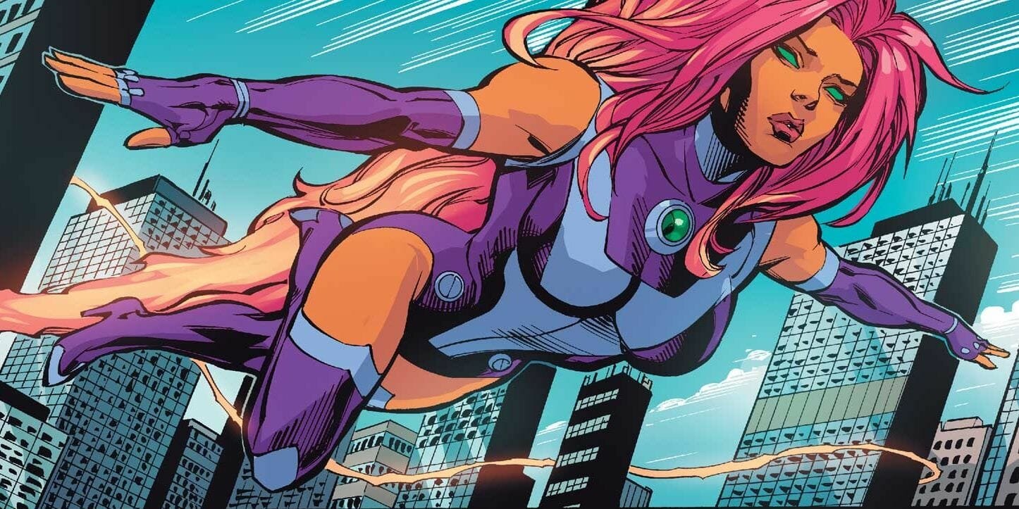 Strongest female dc characters: Starfire