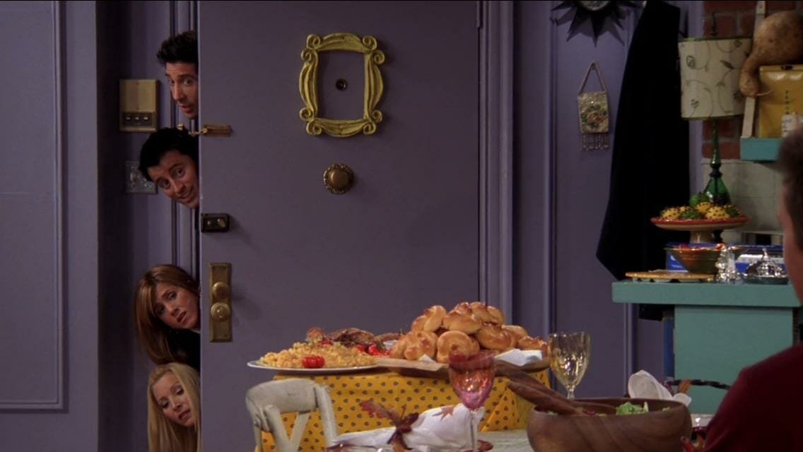 Friends thanksgiving episodes: “The One With the Late Thanksgiving” (Season 10, 2003) Episode 8