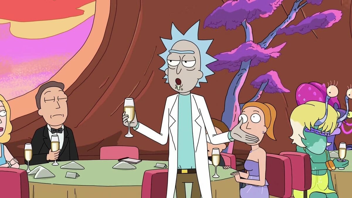 Rick and Morty quotes: Rick: Listen, I'm not the nicest guy in the universe, because I'm the smartest, and being nice is something stupid people do to hedge their bets
