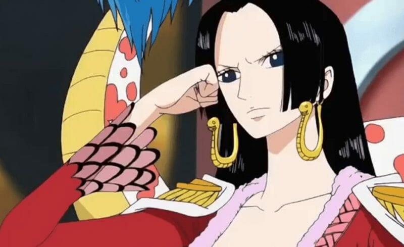 The strongest female anime characters: Boa Hancock (Anime: One Piece).