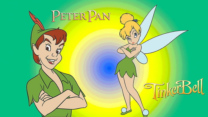 Peter Pan and Tinker Bell